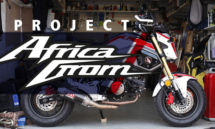 Project Africa Grom: Painting the MSX125
